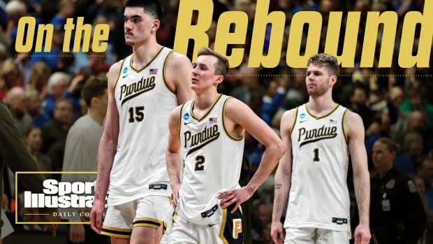 Purdue after losing in the NCAA tournament.